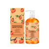 Gel de Baño de Caqui Suave Frutal Fresco Limpia la Suciedad del Cuerpo Refrescante Cómodo Limpio Fragancia de Larga Duración Hidratante