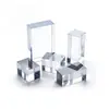 Base de Exhibición de Joyería Cubo de Acrílico de Alta Transparencia Accesorio para Fotografía Ladrillo de Cristal Engrosado para Grabado y Pulido
