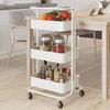 Estante de Almacenamiento Móvil para Productos de Bebé y Snacks al por Mayor para Sala de Estar, Estante de Almacenamiento de Piso para Cocina, Carrito de Almacenamiento Pequeño
