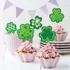 Rua Nova. Decoração de Festa de São Patrício Inserção para Bolo Festival Irlandês Inserção para Cupcake