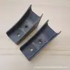 Almohadilla de Plástico con Forma de Barco Mesa Redonda Tubo Fijo Almohadilla para Pies Antideslizante Muebles Silla de Oficina Pegamento Antideslizante Negro Tarjeta Curva Pegamento