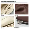 Bolsa de Monedas de Moda en Capas de Cuero Genuino Pulsera Collar Bolsa de Almacenamiento para Labiales Bolsita Multifuncional Versátil para Almacenamiento de Joyería Venta al por Mayor