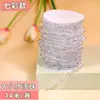 Cortina de Fio com Contas de Novo Estilo para Decoração de Casamento, Fio de Cristal para Decoração de Teto de Local de Casamento, Corrente de Divisória de Cortina de Cristal para Porta e Janela