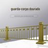 Guarda-corpo de Isolamento de Estrada Assento de Lótus Dourado Desvio de Pessoas e Carros Proteção de Tráfego Urbana Dupla Barreira Anticolisão à Prova de Vento