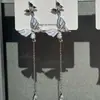 Brincos Sonhadores com Borboleta e Franjas, Presilhas de Orelha, Design de Nicho Feminino, Brincos Únicos, Elegantes, de Alta Qualidade, Brincos Modernos de Luxo Acessível
