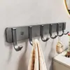 Colgador Adhesivo para Entrada Sin Taladro Fuerte Carga Ropa y Sombrero Perchero Montaje en Pared En la Pared Detrás de la Puerta Perchero