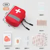 Kit de Primeiros Socorros Portátil para Exterior, Kit Médico Multifuncional à Prova d'Água, Kit de Emergência com Tira Refletora para Montar no Carro, Conjunto de Seis Peças para Armazenamento de Medicamentos