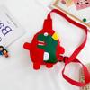 Bolsas para Niños para Niños, Elegante Bolso de Pecho de Dinosaurio, Bolso Cruzado Pequeño Estilo Coreano, Mochila de Viaje para Bebé para Exteriores, Bolso de Hombro Único de Moda