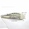 Clip de Pelo de Gota de Agua de 3-9cm Materiales Hechos a Mano para Bricolaje Clip de Pelo de Gota de Agua Clip de Gota de Agua Clip sin Costuras Clip sin Costuras Clip Lateral Clip de Presión