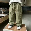 Jeans de Corte Holgado tipo Guadaña para Niños, Pantalones Casuales de Moda para Primavera y Otoño 2026 para Niños, Pantalones de Otoño Modernos para Bebé