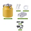 Máquina de ordeño de vacas 8L Hogar Vaca Pequeña Recargable Máquina de ordeño de vacas y ovejas Máquina de ordeño de vacas pulsante al vacío