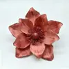 Arranjos de flores de Natal personalizados, decorações de pinheiro de Natal com poinsétias, arranjos de flores artificiais, decorações de feriado de Natal