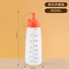 Garrafa squeeze de ketchup Garrafa squeeze com bico de mel Plástico de grau alimentício Garrafa para salada Pote comercial Pote para condimentos de molho