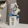 Ricos Enfeites de Mesa de Astronauta Decoração para Entrada de Casa, Adega, Armário de TV, Presente de Inauguração para Recepção de Escritório