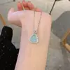 Kaiye Explosivo Buda Maitreya Collar Masculino Femenino Diamante Cadena de Clavícula de Alta Gama 2025 Lujo Ligero Nicho Colgante de Alta Gama