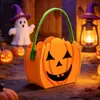 Bolsa de feltro de abóbora decoração de Halloween armazenamento de doces para crianças pequena bolsa de feltro bolsa de presente de feltro fabricante
