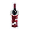 Conjunto de garrafa de vinho de malha de pelúcia com novas decorações de Natal transfronteiriças tampa de garrafa de vinho tinto conjunto de vinho de decoração de casa de férias