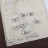 Accesorios Populares Dorados para Uñas con Temática de Mariposas, Ultra Brillantes, Lujo Ligero, Mariposa de Diamantes Rosas Girly, Decoraciones para Uñas en Forma de Corazón