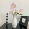 Flor de Simulação Sentido Avançado 3 Lírio Suprimentos de Casamento Flor Artificial Cena de Layout Ornaments para Arranjo de Flores em Casa