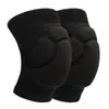Joelheiras esportivas anti-colisão de esponja transfronteiriças, joelheiras de proteção espessadas para dança hip-hop de quadril, joelheiras de esqui para pernas, fabricantes, atacado