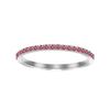 Anillo de Diamantes Coloridos Emanco Anillo Europeo y Americano de Acero Inoxidable con Diamantes Completos Anillo de Zircón de Piedra Natal Anillo de Nicho para el Dedo Índice
