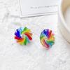 Mini paraguas impreso paraguas pequeño colgante de resina joyería hecha a mano diy pulsera collar A Piao accesorios de maza