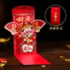 Nuevo Creativo Sobre Rojo del Dios de la Riqueza Dibujos Animados 3D Engrosado Plegable Universal Bolsa de Sobre Rojo de Año Nuevo para Dinero de la Suerte