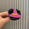 Pinza para el pelo de Halloween, calabaza, fantasma, demonio, divertida, para la cabeza, para fiesta infantil, disfraz, tarjeta de malla de dibujos animados, accesorios para el cabello