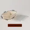 Caja de Almuerzo Desechable Biodegradable de Pulpa Ligera para Ensalada para Llevar Caja de Paja Pulpa de Caña de Azúcar Rectangular Americana para Almuerzo