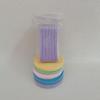Bolsa transparente de PVA Caiwei, compresa limpiadora facial de alta calidad, 12 unidades, desmaquillante portátil de algodón para salón de belleza.