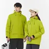 2026 Nueva Chaqueta Kailas 3 en 1 Desmontable a Prueba de Viento e Impermeable Hardshell para Montañismo para Hombre y Mujer