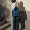 Mochila com Cordão Super Estilosa para Homens e Mulheres, Leve, Casual, para o Dia a Dia