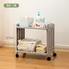 Estante de almacenamiento para productos para bebés, mueble para refrigerios, carrito, mesita de noche móvil para sala de estar, mesa de alimentación con cajones multicapa para bebés