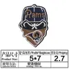 Yaxiu Nuevo Parche Bordado NFL Parche de Tela Deportiva Máscara de Fútbol Americano Parche Bordado para Ropa Bolsa Parche Parche