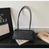 Bolsa de Axila Nicho Estilo Coreano para Mulheres 2026 Novo Modelo, Bolsa de Ombro Elegante Versátil com Laço Doce, Bolsa Baguette de Alto Padrão