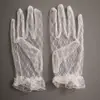 Lencería Sexy Guantes de Encaje Uniforme Tentación Malla Jacquard Guantes sin Dedos Mangas Vestido de Novia Guantes Decorativos Envío Directo
