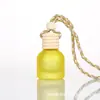 Botella de Ambientador de Coche de Color Mate con Cordón para Colgar, Colgante de Botella Difusora de Perfume, Adorno de Aromaterapia, Botella Decorativa de Fragancia