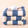 Colcha de algodón lavada, colcha gruesa de invierno, núcleo de colcha cálido para primavera y otoño, colcha de aire acondicionado tamaño matrimonial, colcha para estudiante tamaño individual
