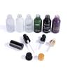 Vendas Diretas da Fábrica Frasco Transparente de Óleo Essencial de 5-100ml Frasco Conta-Gotas com Bico Frasco de Vidro Galvanizado Frasco com Roll-on