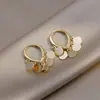 Joyería de Aguja de Plata s925 Pieza de Espejo Pequeño Pendientes Pendientes Pendientes Mujer Diseño de Lujo Ligero Sentido Avanzado Otoño e Invierno Nuevo