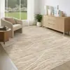 Alfombra de Imitación Cachemir con Textura Simple de Amazon para Sala de Estar, Antideslizante, Fácil de Cuidar Alfombra para Mesa de Café, Lavable a Máquina Alfombra de Mesita de Noche para Dormitorio
