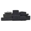 Tira de Sello de Espuma de Esponja EPDM Tira de Goma Espuma EPDM Tira de Esponja Elástica Sello de Goma Impermeable Anticolisión