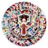 56 adesivos de 56 grupos étnicos, personalidade, estilo chinês, trajes tradicionais de minorias étnicas, copo de água, adesivos para computador
