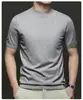 Nuevas camisetas de cuello redondo para hombre, disponibles en múltiples colores para primavera y verano, estilo básico, adecuadas para uso casual y para ir al trabajo, color liso, manga corta y disponibles para pedidos mixtos