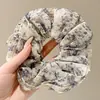 2026 Novo Estilo Estilo Floresta Elástico Alto Prendedor de Cabelo com Laço Preguiçoso, Corda de Cabelo para Rabo de Cavalo em Tecido de Renda para Mulheres