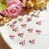 Manicure Japonesa Joia de Laço Fosco Tridimensional Laço de Pérola Liga de Metal Tinta Spray Decoração de Unha Fabricante Atacado
