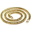 Collar de titanio y acero inoxidable dorado de AliExpress, pulsera de titanio, longitud 50-60, talla 18-21, multiespecificaciones.