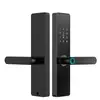 Fechadura Inteligente de Madeira Semi-Automática de Alta Qualidade com Senha de Impressão Digital, Fechadura de Impressão Digital para Interior, Fechadura de Escritório, Atacado de Fábrica