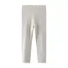 Leggings para Niñas para Primavera y Otoño, Leggings de Color Sólido Anti-Mosquitos, Pantalones para Niñas a Juego con Vestidos de Princesa para Primavera y Otoño