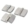 Accesorios para Particiones de Acero Inoxidable para Baño Público Puerta de Cierre Automático para Inodoro Bisagra Plana para Inodoro Juego de Puertas Apilables Engrosadas para Inodoro